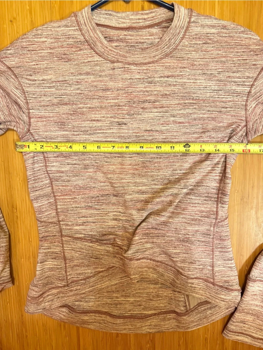 Lululemon Close to Crossing Long Sleeve Rulu Space Dye Camo Plumful Smoky Blush